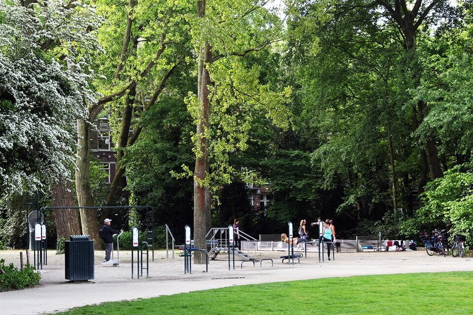 Locatie sarphatipark amsterdam